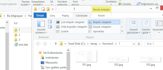 Açık uçlu yanıtların aktarılması